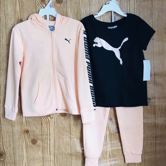 Puma Other - 💰💰PUMA Girls 3pcs Set Color Peach Parfait